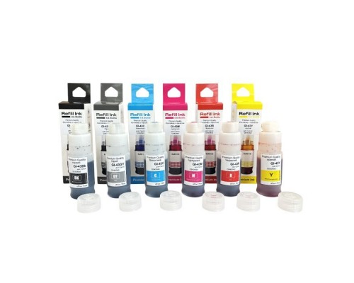 Чорнило Premium Quality Canon GI-43 SET B/C/M/Y/G/R 6х70ml (70264944)
