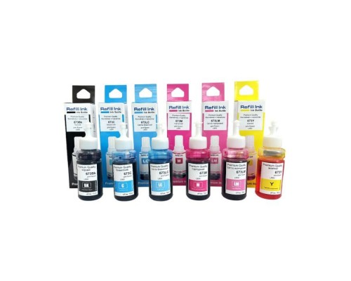 Чорнило Premium Quality Epson 673 SET BK/C/M/Y/LC/LM 6х70ml (70264951)