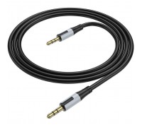 Кабель мультимедійний 3.5mm M to 3.5mm M 1.0m black BOROFONE (6941991108310)
