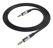 Кабель мультимедійний 3.5mm M to 3.5mm M 1.0m black BOROFONE (6941991108310)