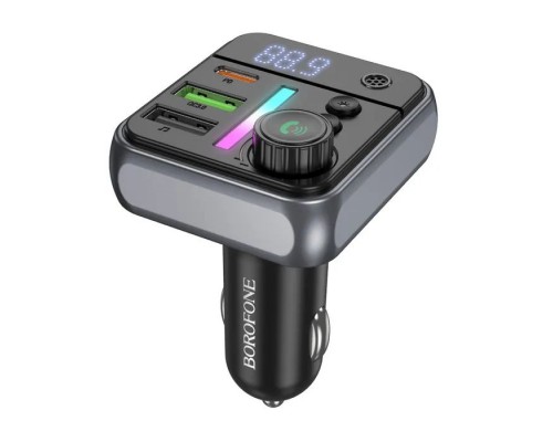 FM модулятор BOROFONE BC50, Black, Box