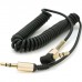 Кабель мультимедійний 3.5mm M to 3.5mm M 1.5m 90° corner black Voltronic (YT-AUXSGJ(M)/(M)-1.5-B)