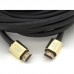 Кабель мультимедійний HDMI M to HDMI M 5.0m V2.1 8K black Merlion (YT-HDMI(M)/(M)8KV2.1-5.0m)