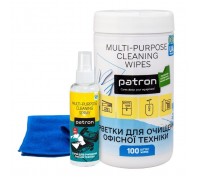 Універсальний чистячий набір Patron Spray for technique 100ml F3-009 +wipesF3-060 +microfi (CS-PN-BUNDL-16)