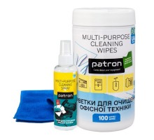 Універсальний чистячий набір Patron Spray for technique 100ml F3-009 +wipesF3-060 +microfi (CS-PN-BUNDL-16)