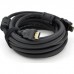 Кабель мультимедійний HDMI M to HDMI M 5.0m V1.4 4K black Ritar (HDMI(M)/(M)V1.4-5m-348P)