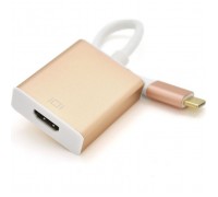 Перехідник USB-C to HDMI F 0.1m 4K gold Voltronic (YT-C-Type-C(M)/HDMI(F))
