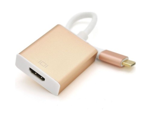 Перехідник USB-C to HDMI F 0.1m 4K gold Voltronic (YT-C-Type-C(M)/HDMI(F))