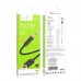 Кабель мультимедійний Lightning to 3.5mm M 1.0m silicone black HOCO (6942007625494)