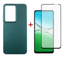 Чохол до мобільного телефона Dengos Oppo A5 4G Case Soft + Glass (Green) (DG-KM-154)