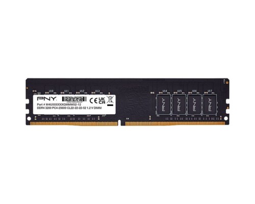 Модуль пам'яті для комп'ютера DDR4 16GB 3200 MHz Bulk PNY (MD16GSD43200-SI / M4U16S682QMMM52-12)