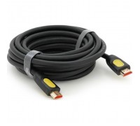 Кабель мультимедійний HDMI M to HDMI M 5.0m V2.0 4K UHD black VEGGIEG (YT-HDMI(M)/(M)HA-5/19714)