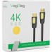 Кабель мультимедійний HDMI M to HDMI M 5.0m V2.0 4K UHD black VEGGIEG (YT-HDMI(M)/(M)HA-5/19714)