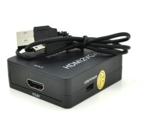 Перехідник HDMI F to VGA F 720P/1080P black Voltronic (YT-CM-HDMI/VGA-B)