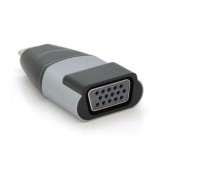 Перехідник USB-C M to VGA F black Voltronic (YT-A-Type-C(M)/VGA(F)-B/27017)