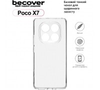 Чохол до мобільного телефона BeCover Poco X7 Transparent (713778)