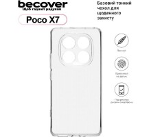 Чохол до мобільного телефона BeCover Poco X7 Transparent (713778)