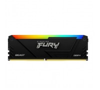 Модуль пам'яті для комп'ютера DDR4 8GB 3200 MHz Beast RGB Kingston Fury (ex.HyperX) (KF432C16BB2A/8WP)