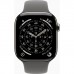 Смарт-годинник Apple Watch Series 11 GPS + Cellular 46mm Natural Titanium Case with Stone Grey Sport Band - M/L (MFCX4RK/A)