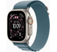 Смарт-годинник Apple Watch Ultra 3 GPS + Cellular 49mm Natural Titanium Case with Light Blue Alpine Loop - Medium (MEWM4QP/A)