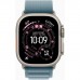 Смарт-годинник Apple Watch Ultra 3 GPS + Cellular 49mm Natural Titanium Case with Light Blue Alpine Loop - Medium (MEWM4QP/A)