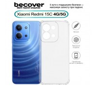 Чохол до мобільного телефона BeCover Anti-Shock Xiaomi Redmi 15C 4G/5G Clear (713812)