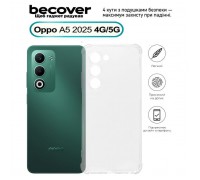 Чохол до мобільного телефона BeCover Anti-Shock Oppo A5 2025 4G/5G Clear (713815)