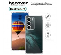 Чохол до мобільного телефона BeCover Anti-Shock Realme C71 Clear (713810)