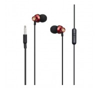 Навушники XO EP15 In-ear Metal Earphone 1.2 м Red (6920680866182)
