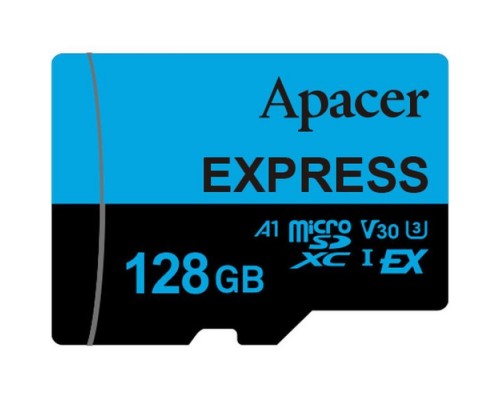 Карта пам'яті Apacer 128GB microSDXC class 10 UHS-I U3 V30 A1 Express (AP128GMCEXG3X17-RA)
