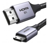 Кабель мультимедійний HDMI M to HDMI mini M 1.0m 8K HD163 black Ugreen (15514)