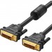 Кабель мультимедійний DVI M to DVI M 3.0m 24+1pin DV101 black Ugreen (11607)