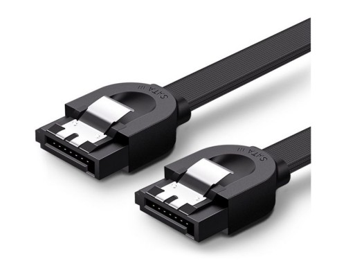Кабель для передачі даних SATA 3 Data Cable 0.5m US217 Black Ugreen (30796)