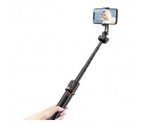 Штатив RTAKO C03 Octopus Extendable Tripod Selfie Stick (with Detachable Phone Holder) Black (6942063212416)