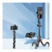 Штатив RTAKO C03 Octopus Extendable Tripod Selfie Stick (with Detachable Phone Holder) Black (6942063212416)