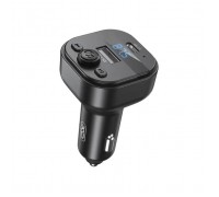 FM модулятор XO BCC18 USB-A OTG/USB-C Black (BCC18.black)