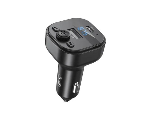 FM модулятор XO BCC18 USB-A OTG/USB-C Black (BCC18.black)