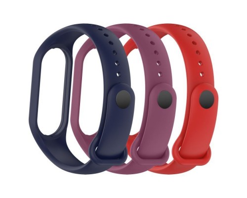 Ремінець до фітнес браслета Armorstandart комплект 3шт Xiaomi Mi Band 7/6/5 New Style Utility (ARM75069)