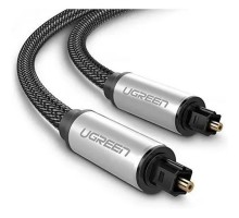 Кабель мультимедійний Optical Toslink 1.0m AV108 black Ugreen (10539)