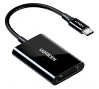 Зчитувач флеш-карт Ugreen USB-C 3.1 to TF/SD CM265 Black (35622)