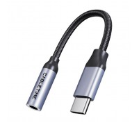 Перехідник USB-C M to 3.5mm F Cabletime (CA915361)