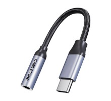 Перехідник USB-C M to 3.5mm F Cabletime (CA915361)