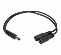 Кабель живлення DC M to 2xDC F 5.5x2.1mm PowerPlant (CA914890)