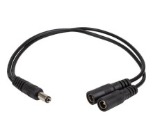 Кабель живлення DC M to 2xDC F 5.5x2.1mm PowerPlant (CA914890)