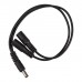 Кабель живлення DC M to 2xDC F 5.5x2.1mm PowerPlant (CA914890)