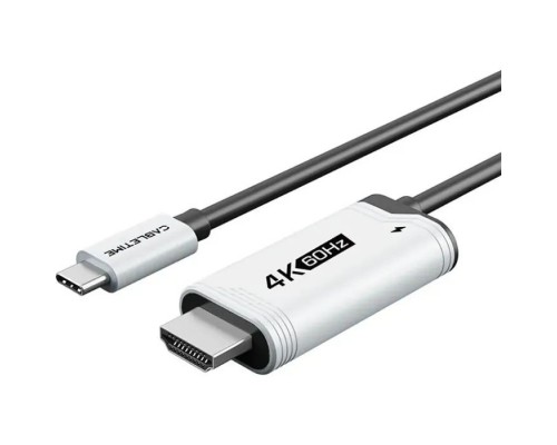 Кабель мультимедійний USB-C to HDMI M 2.0m PD100W 4K60Hz Cabletime (CA915798)