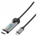 Кабель мультимедійний USB-C to HDMI M 1.8m 8K 60Hz LED RGB J5create (JCC157-N)