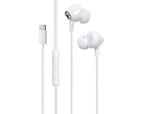 Навушники Vention Echo Lite USB-C In-Ear Wired White (GBBWAV)
