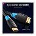 Кабель мультимедійний HDMI M to HDMI M 1.5m 4K60Hz black Vention (AACBG)