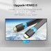 Кабель мультимедійний HDMI M to HDMI M 2.0m 4K60Hz flat black Vention (AAKBH)